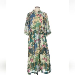 Tommy Bahama Tropical Print Long Sleeve Dress